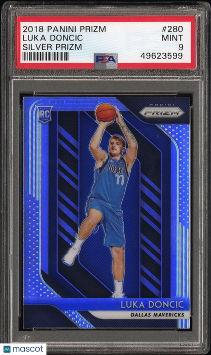 2018 Panini Prizm Luka Doncic #280 PSA 9